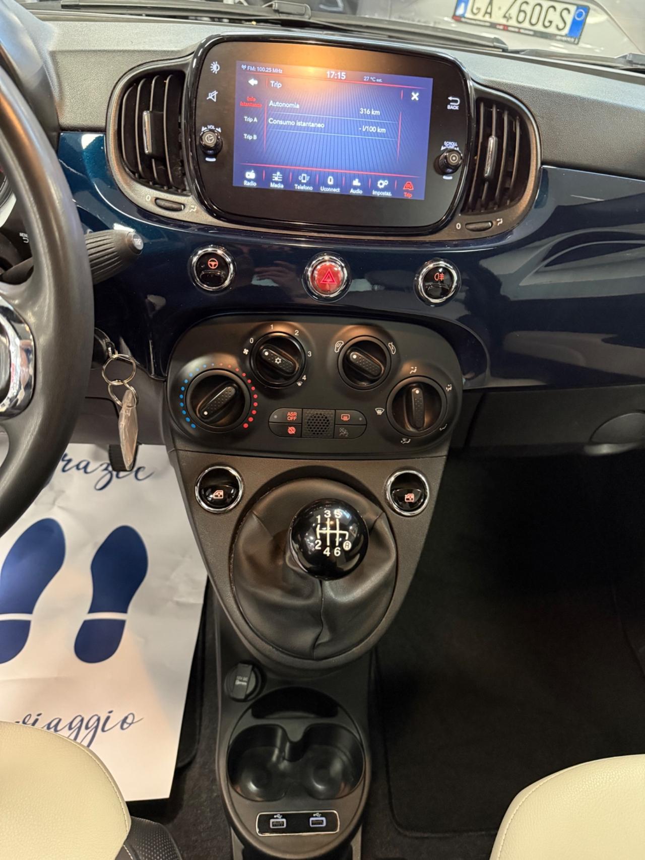 Fiat 500 1.0 Hybrid Dolcevita 70CV Ok Neopatentati