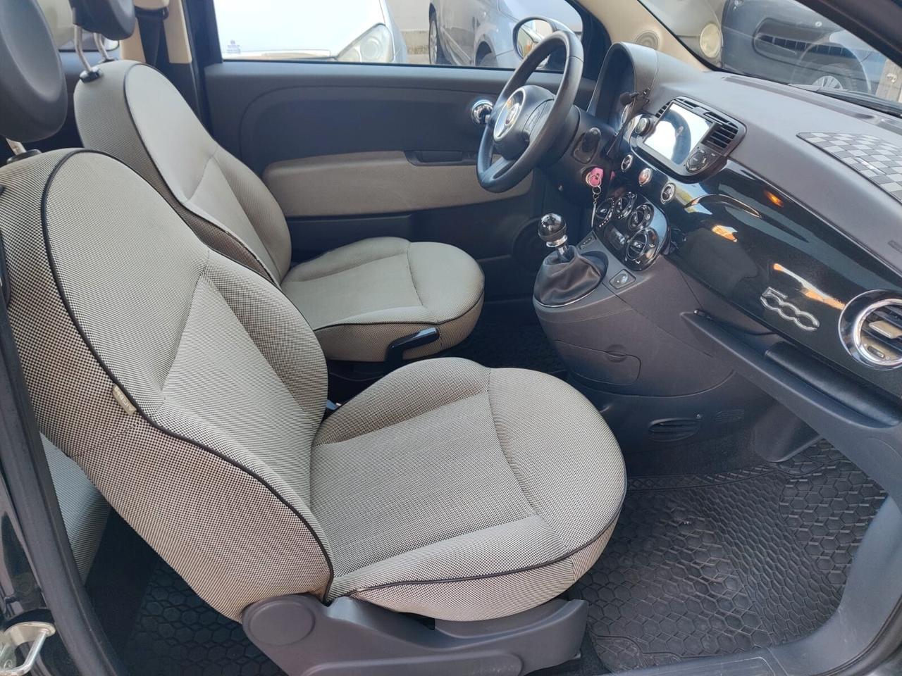 Fiat 500 1.2 benzina tetto panoramico