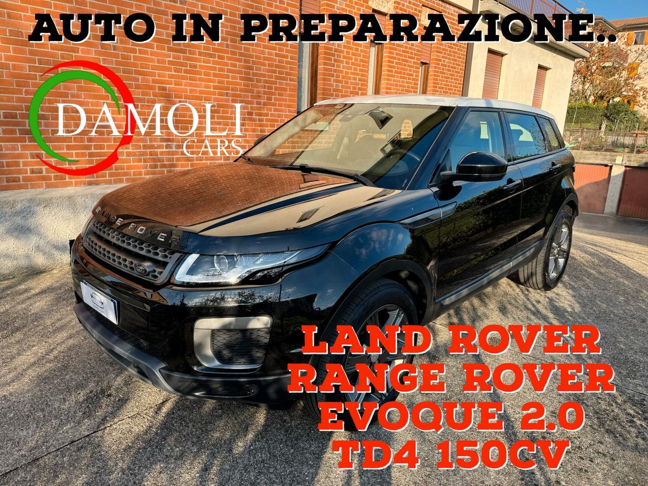 LAND ROVER R.R. EVOQUE PURE 2.0 TD4 150CV AUTO - 12 MESI GARANZIA EXTRA