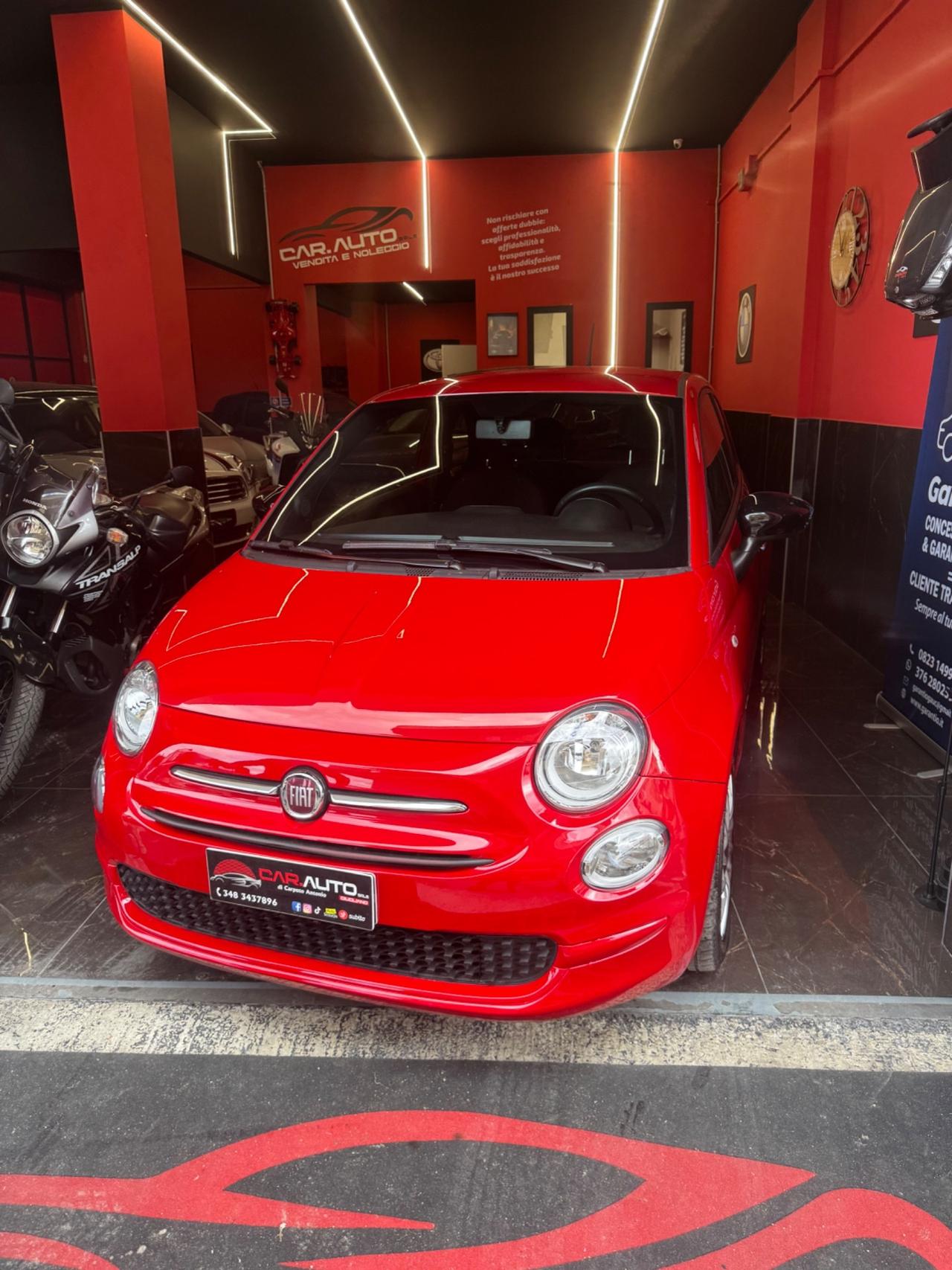 Fiat 500 1.0 Hybrid Red