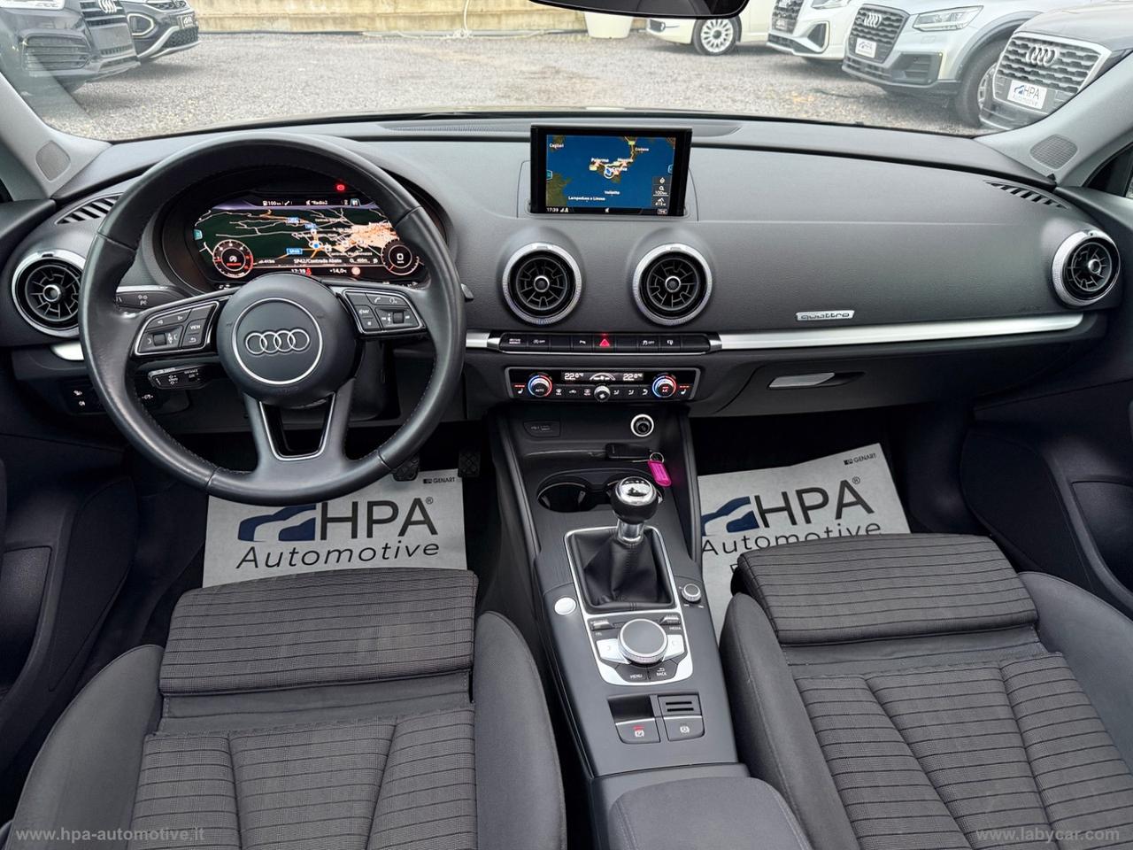 AUDI A3 SPORTBACK 2.0TDI Sport quattro VIRTUAL LED NAVI TETTO QUATTRO