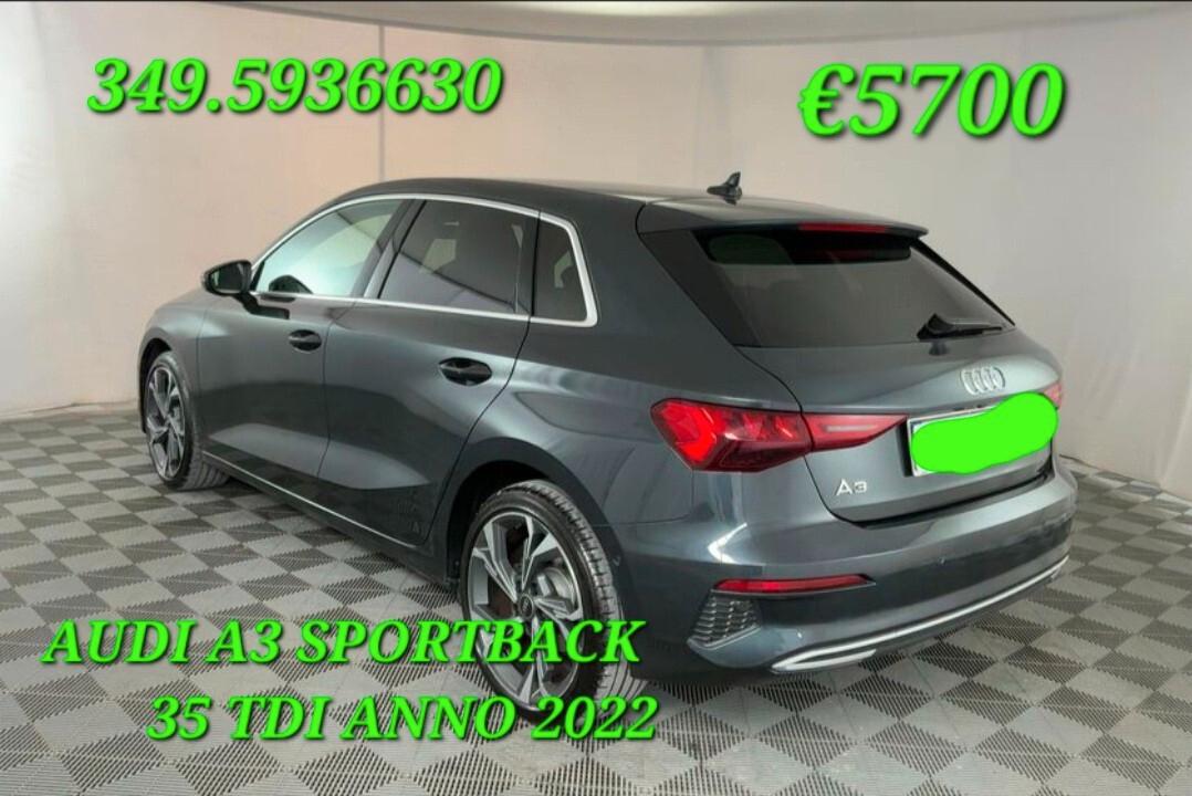 Audi A3 sportback 35 TDI INCIDENTATA SINISTRATA MONDIALCARS 022