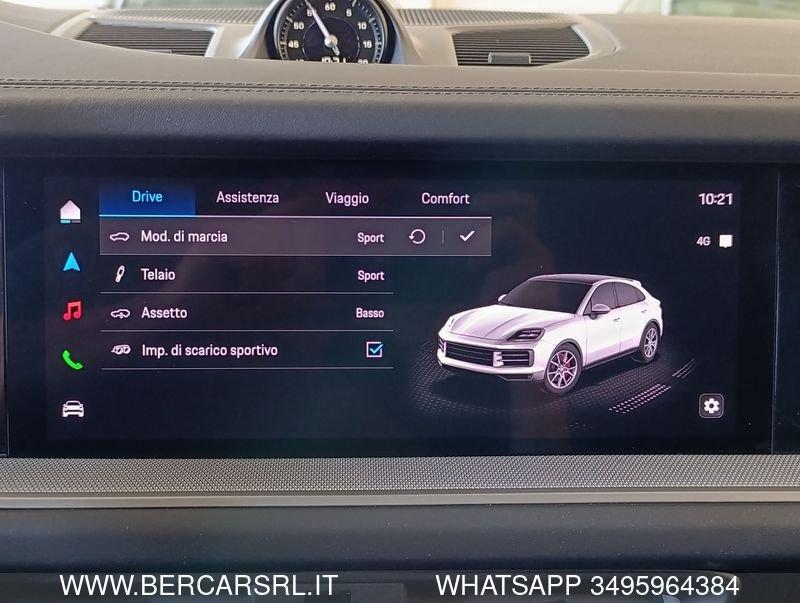 Porsche Cayenne Coupè Cayenne Coupé 3.0 V6 E-Hybrid*BOSE*PASM*HEAD UP DISPLAY*SEDILI RISC. ANTERIORI + POST*TETTO*SEDILI 1