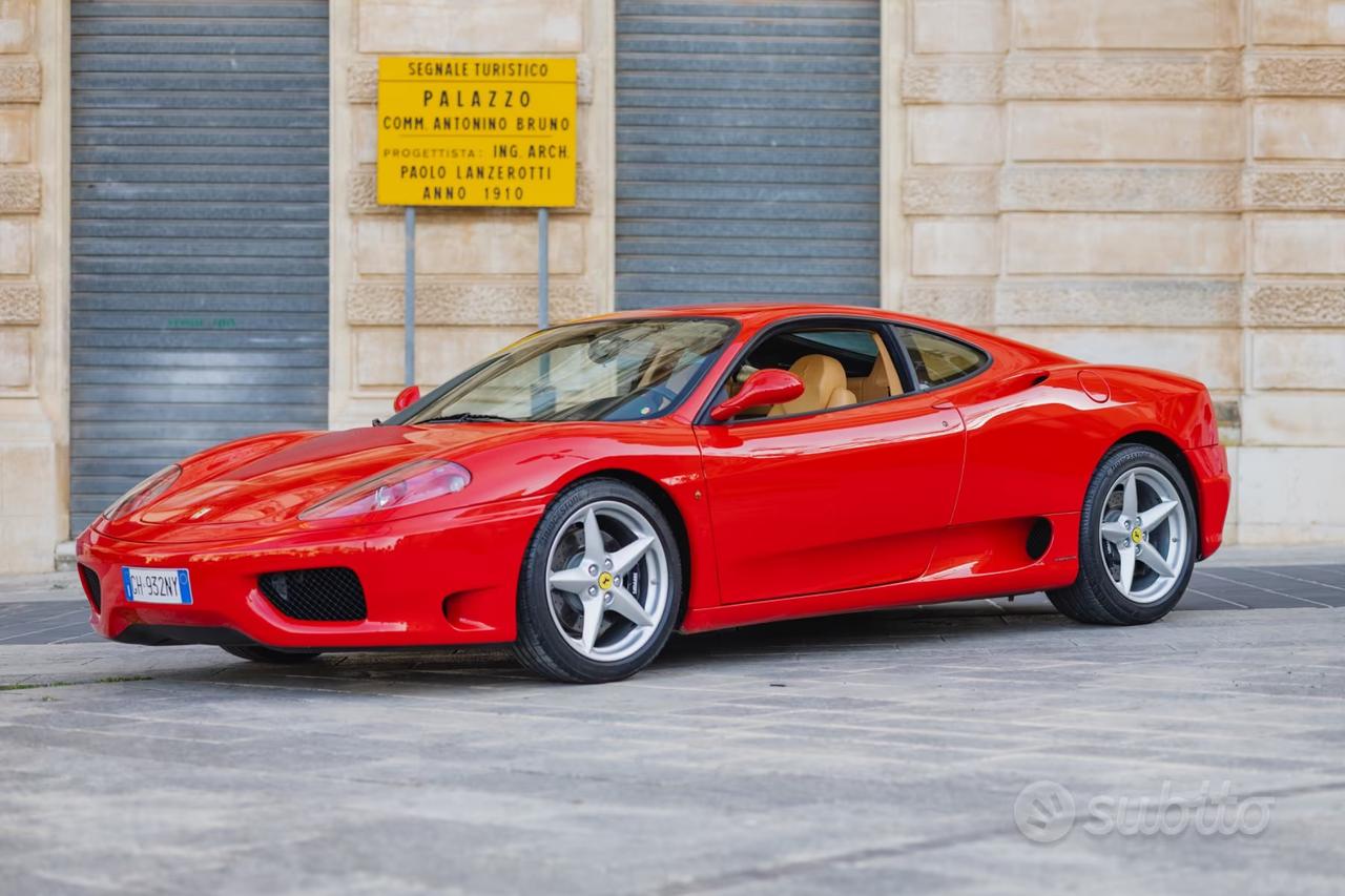 Ferrari 360 Modena F1 Italiana targa ORO 22.000km