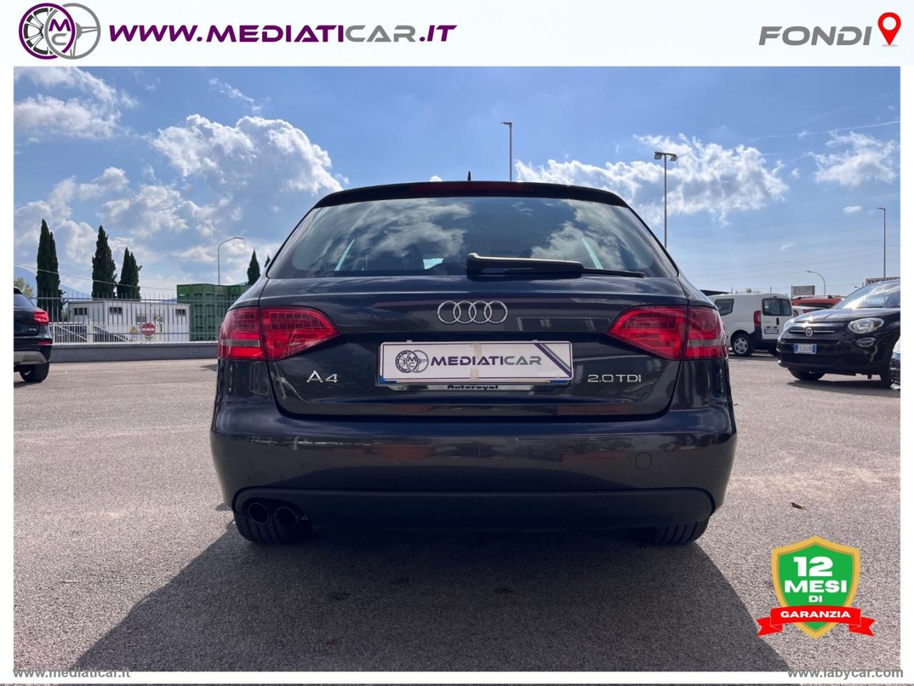 AUDI A4 Avant 2.0 TDI 143 CV multitronic