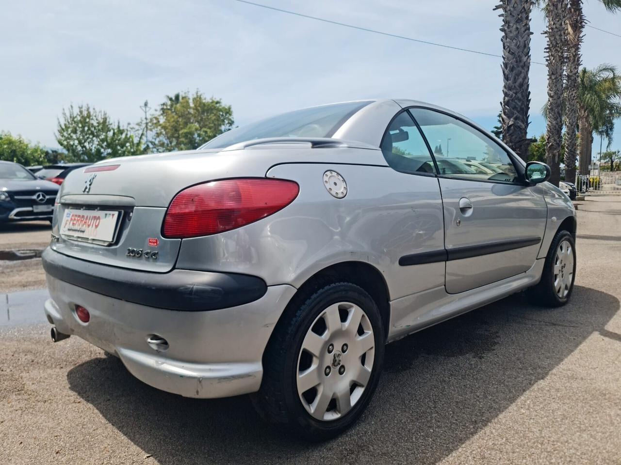 PEUGEOT 206 COUPE' CABRIOLET 1.6BENZINA 110CV PLUS