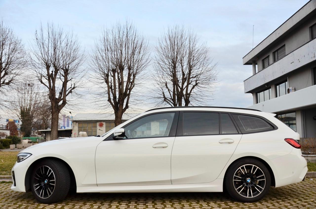 BMW 320i TOURING MSPORT 184cv AUTO, UFF ITALIANA, EURO 6D, TETTO, FULL LED, RETROCAMERA, PERMUTE