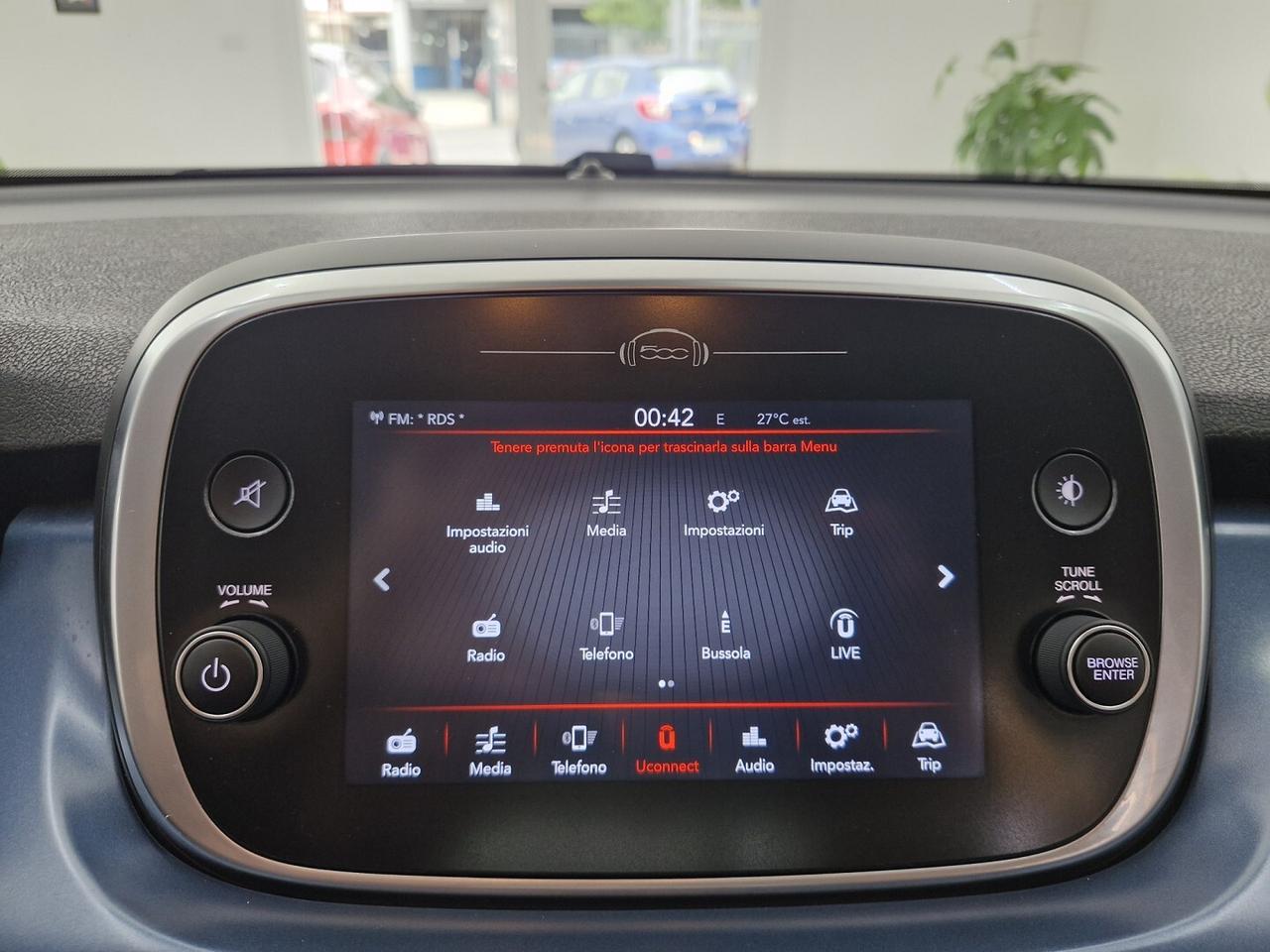 FIAT 500X 1.4 T-JET 120 CV GPL MIRROR ANNO 2018