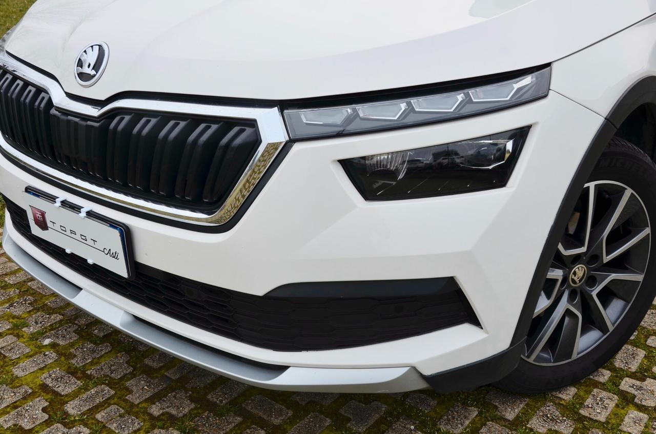 SKODA KAMIQ 1.0 TSI SCOUTLINE 110cv DSG, UNICO UTILIZZATORE, SERVICE SKODA, UFF ITALIANA, CRYSTAL LIGHTING, RETROCAMERA, PERMUTE