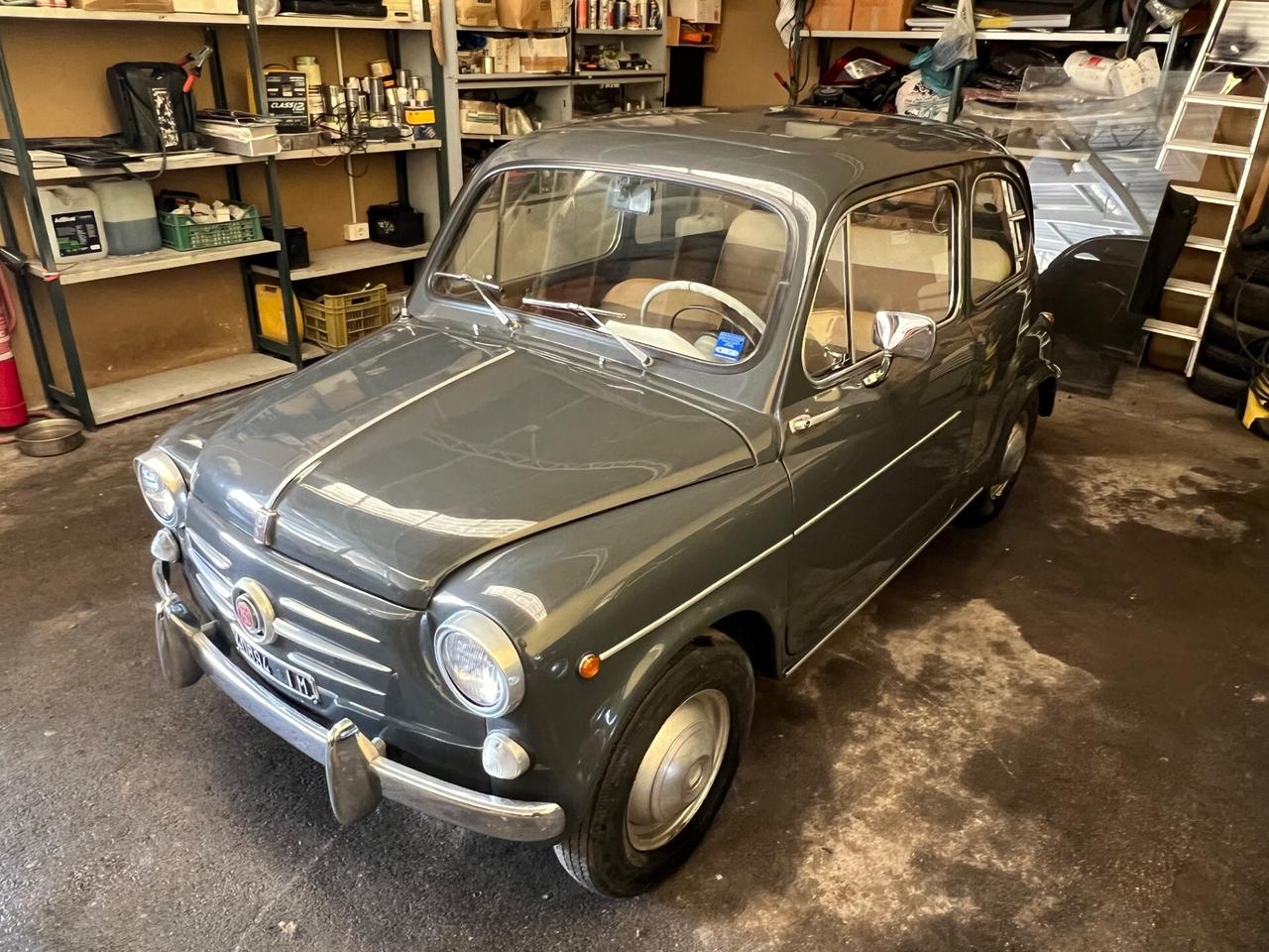 Fiat 600 D 750cc 21CV DOCUMENTI ORIGINALI D’EPOCA