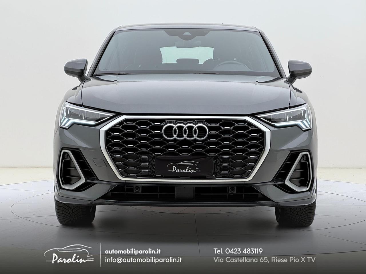 Audi Q3 Sportback 45 1.4 tfsi e S-line edition s-tronic ACC-pelle