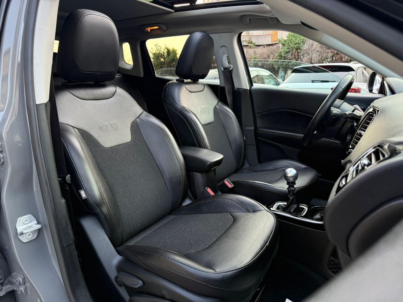 Jeep Compass 2.0MJT 4WD MANUALE-TETTO-CAMERA-PELLE-NAVI