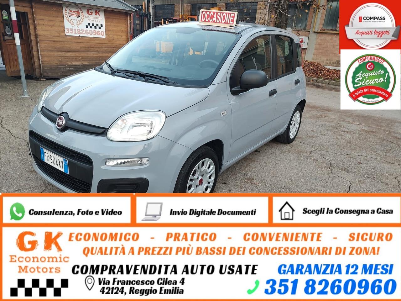Fiat Panda 1.2 Pop S&S, MY19, VEICOLO EURO6D, OK NEOP, GARANZIA L.12 MESI