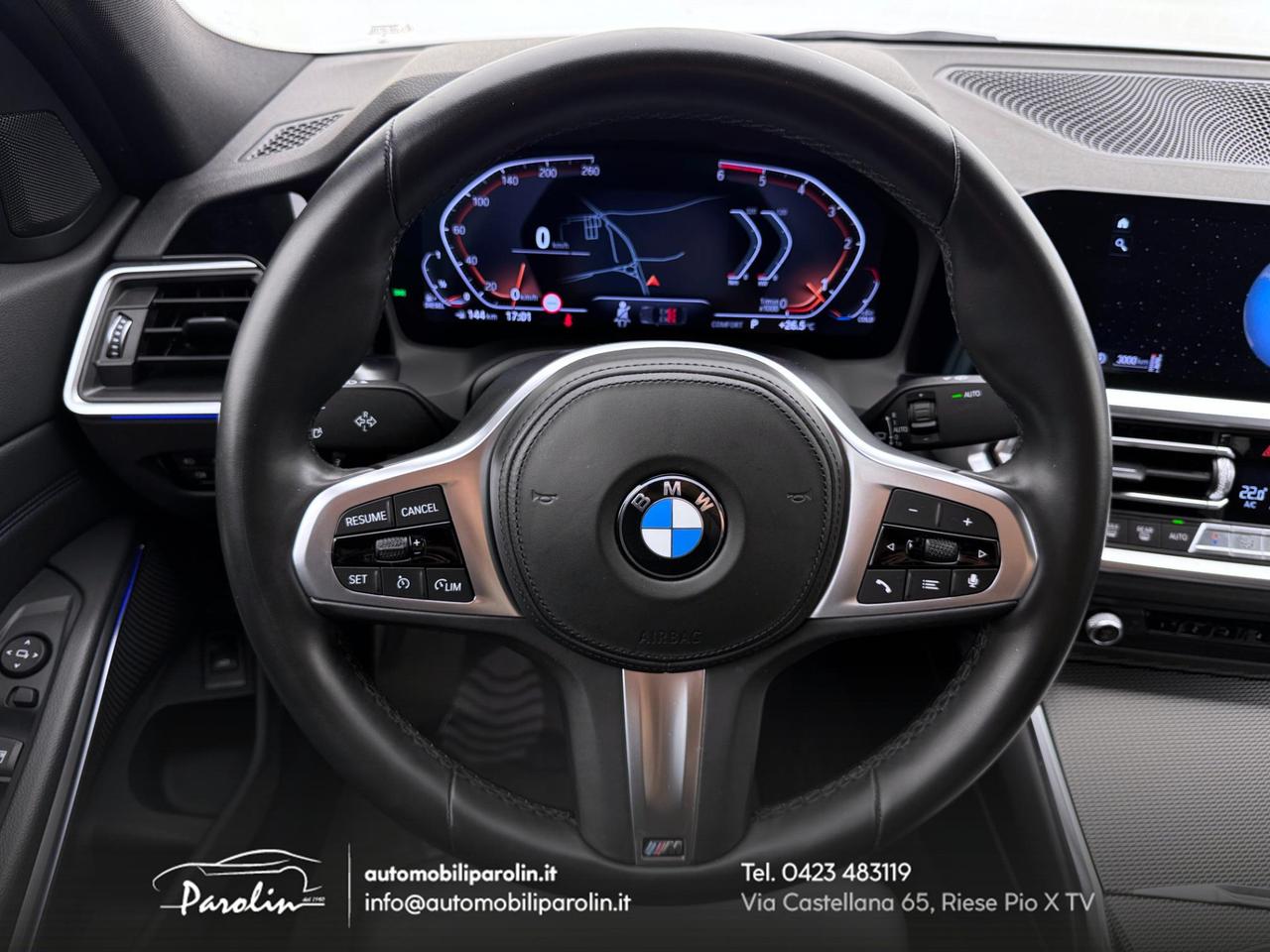 BMW Serie 3 Berlina 318d 48V Msport auto LED-CarPlay-Telecamera