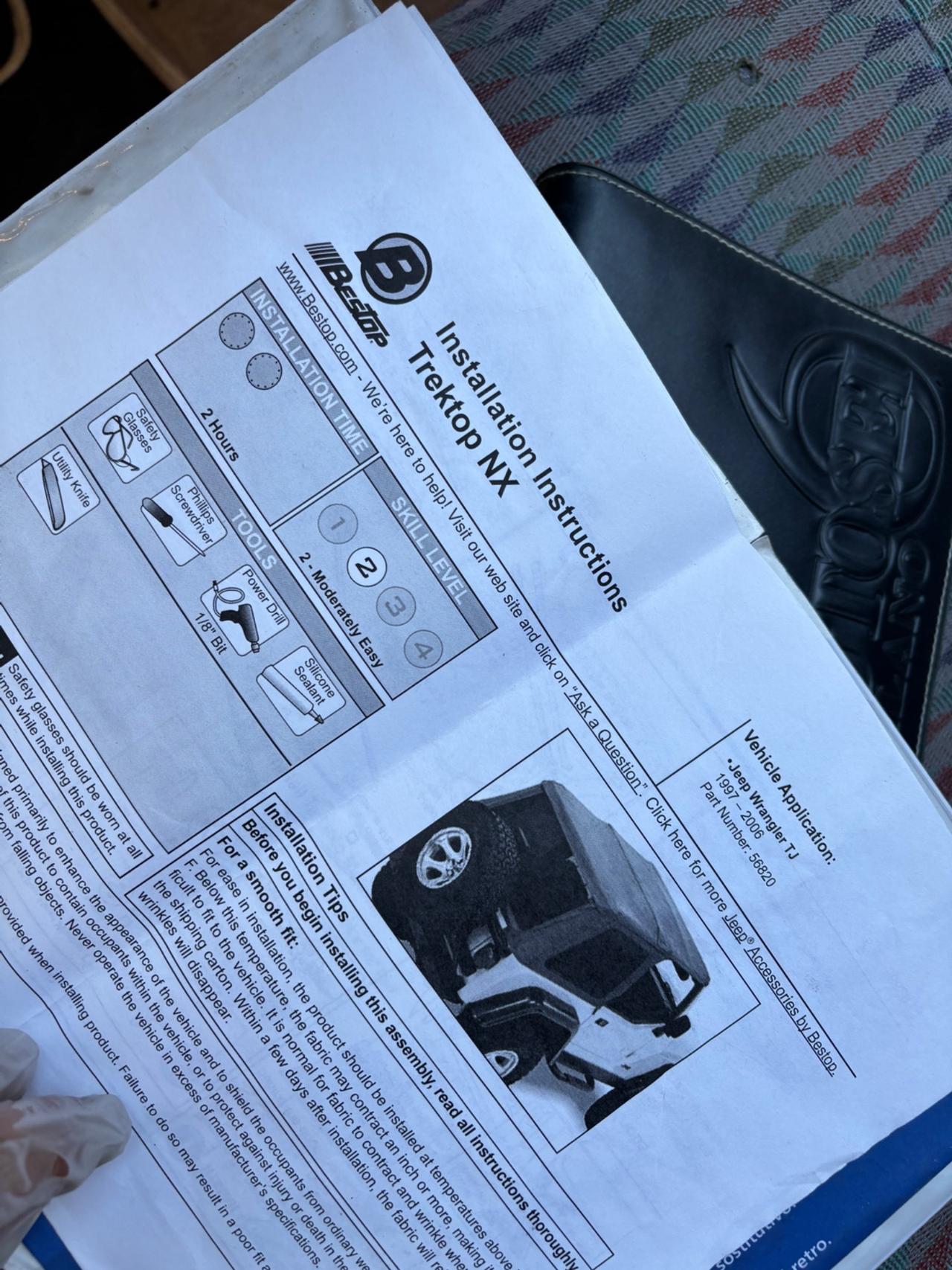 Jeep Wrangler 2.5 cat Soft top (EU)