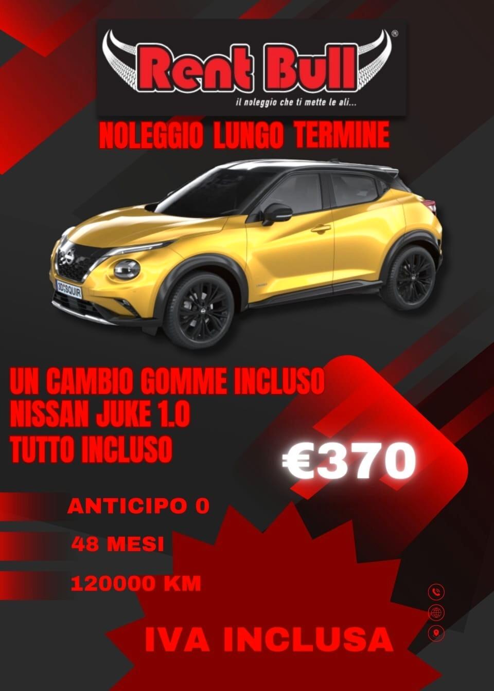 NOLEGGIO A LUNGO TERMINE NISSAN JUKE