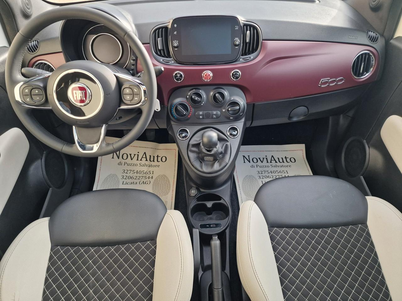 Fiat 500 Lounge 1.2 benzina 70cv