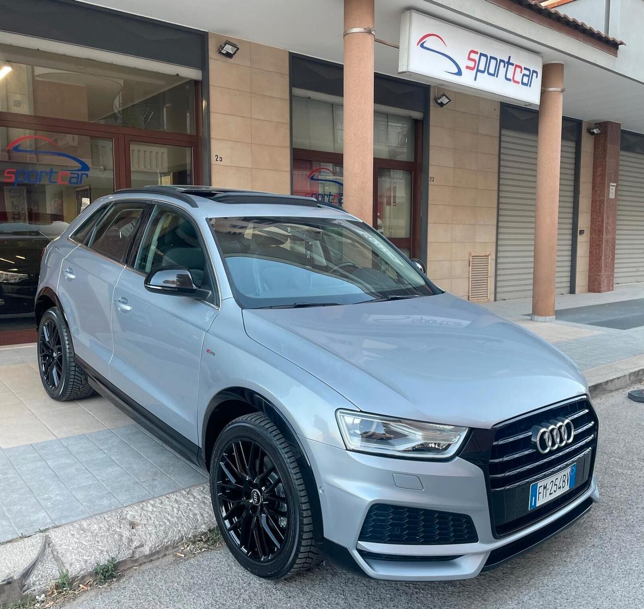Audi Q3 2.0 TDI 150 CV SLINE COMPETITION TETTO NAVY PELLE XENO BOSE 19'