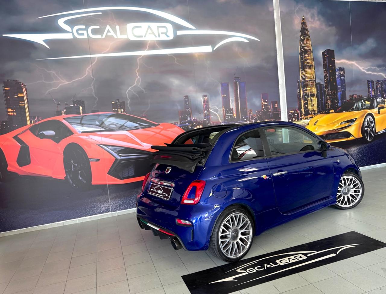 ABARTH 500 CABRIO ELABORATA 300CV MOTORE NUOVO AUTOMATICA OK PERMUTE FINANZIABILE AKRAPOVIC