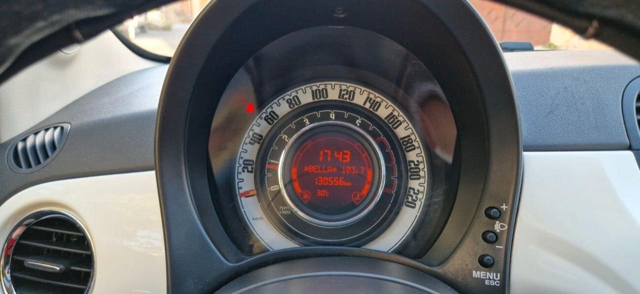 Fiat 500 1.2 Benzina 70Cv Lounge Solo 130.000km