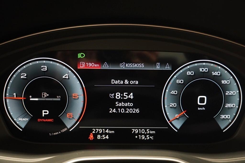 AUDI Q5 SPORTBACK 40 TDI 204CV S-TRONIC QUATTRO BUSINESS ADVANCED ( FARI LED - VIRTUAL COCKPIT - ADAPTIVE CRUISE - NAVI - MIRROR - PDC - TELECAMERA POST. - CERCHI 18 )