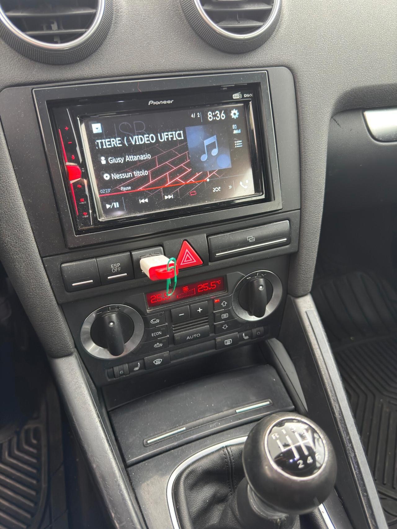 AUDI A3 SPB 2.0 TDI 140cv 2008 FULL OPTIONAL