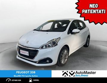 Peugeot 208 BlueHDi 75 5 porte Active - NEOPATENTATI