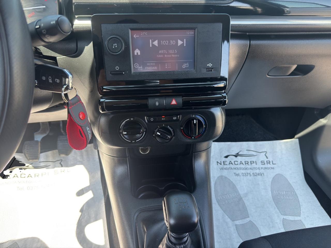 CITROEN C3 N1 4 POSTI 1.5 B.HDI 100 CV 6 MARCE-AUTOCARRO-CRUISE-
