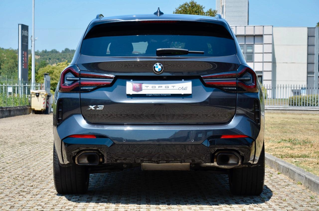 BMW X3 XDRIVE20d MHEV 48V MSPORT 190cv AUTO, UFF ITALIANA, GARANZIA BMW, SERVICE BMW, EURO 6D, FULL LED, RETRO 360°, PERMUTE