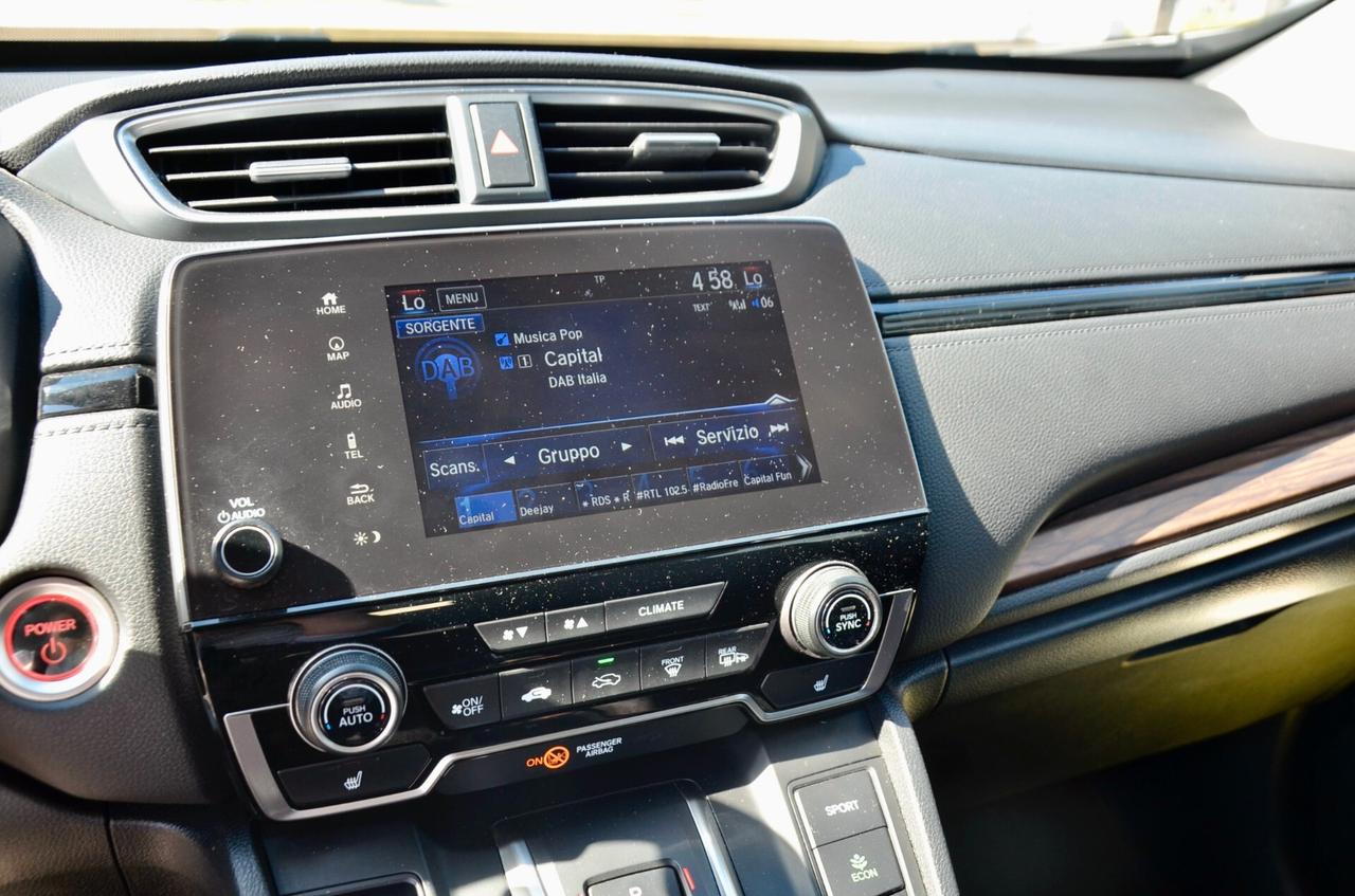 HONDA CR-V 2.0 HEV ELEGANCE 145cv ECVT, UNICOPROPRIETARIO, EURO 6D, UFF ITALIANA, FARI LED, NAVI, RETROCAMERA, PERMUTE
