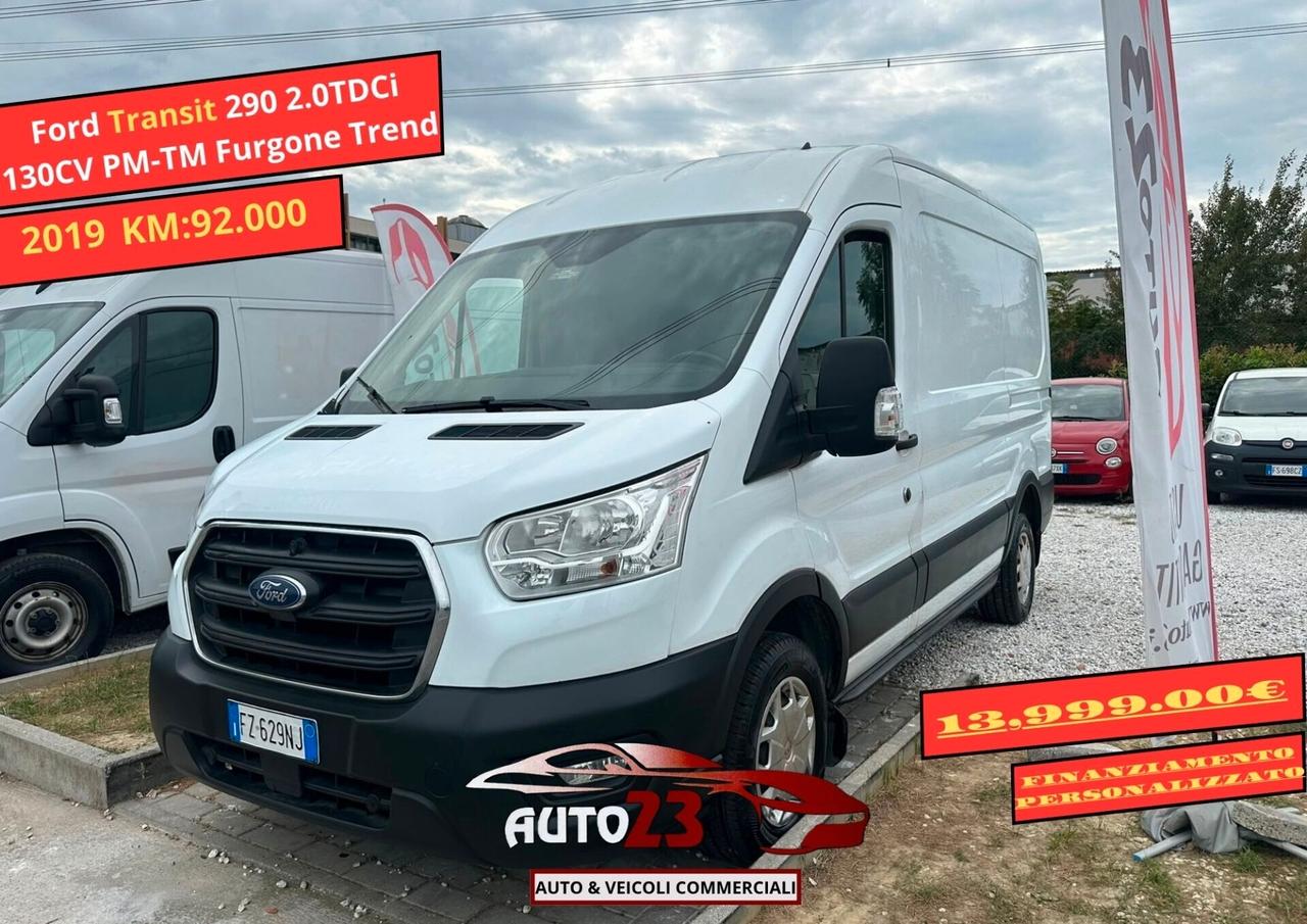 Ford Transit 290 2.0TDCi EcoBlue MHEV 130CV PM-TM Furgone Trend