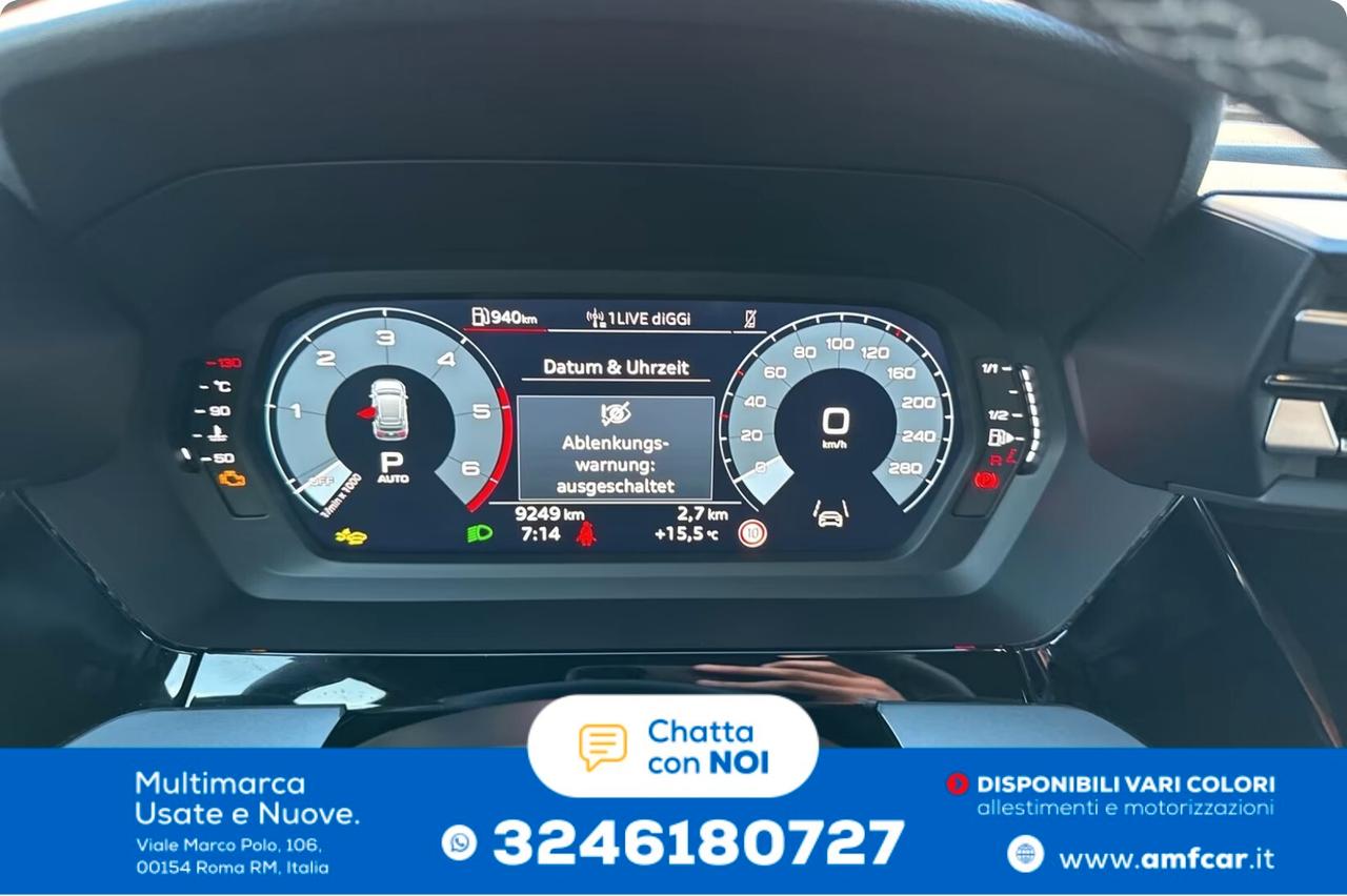 Audi A3 Sportback 35 S LINE PANO SONOS CAM ACC LM18
