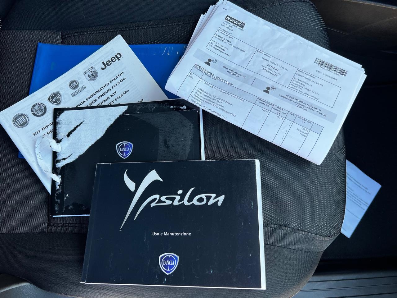 Lancia Ypsilon 1.2 69 CV 5 porte GPL Ecochic Gold CINGHIA APPENA FATTA