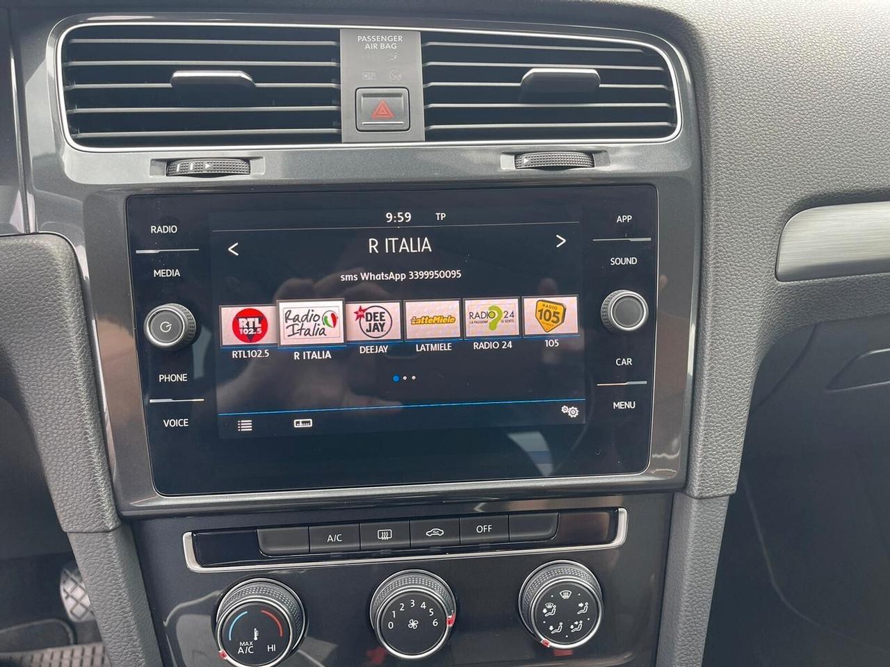 Volkswagen Golf 1.6 TDI 115cv Highline BlueMotion Technology APPLE CAR PLAY, FULL LED, NAVI CERCHI TEMPOMAT GARANTI