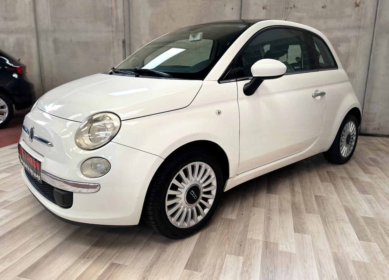 Fiat 500 1.2 Lounge 69cv 2010 ok neop.