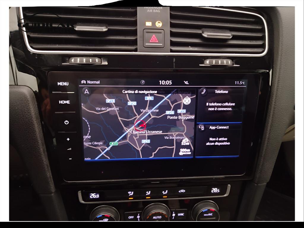 VOLKSWAGEN Golf VII 2017 5p - Golf 5p 1.6 tdi Executive 115cv dsg