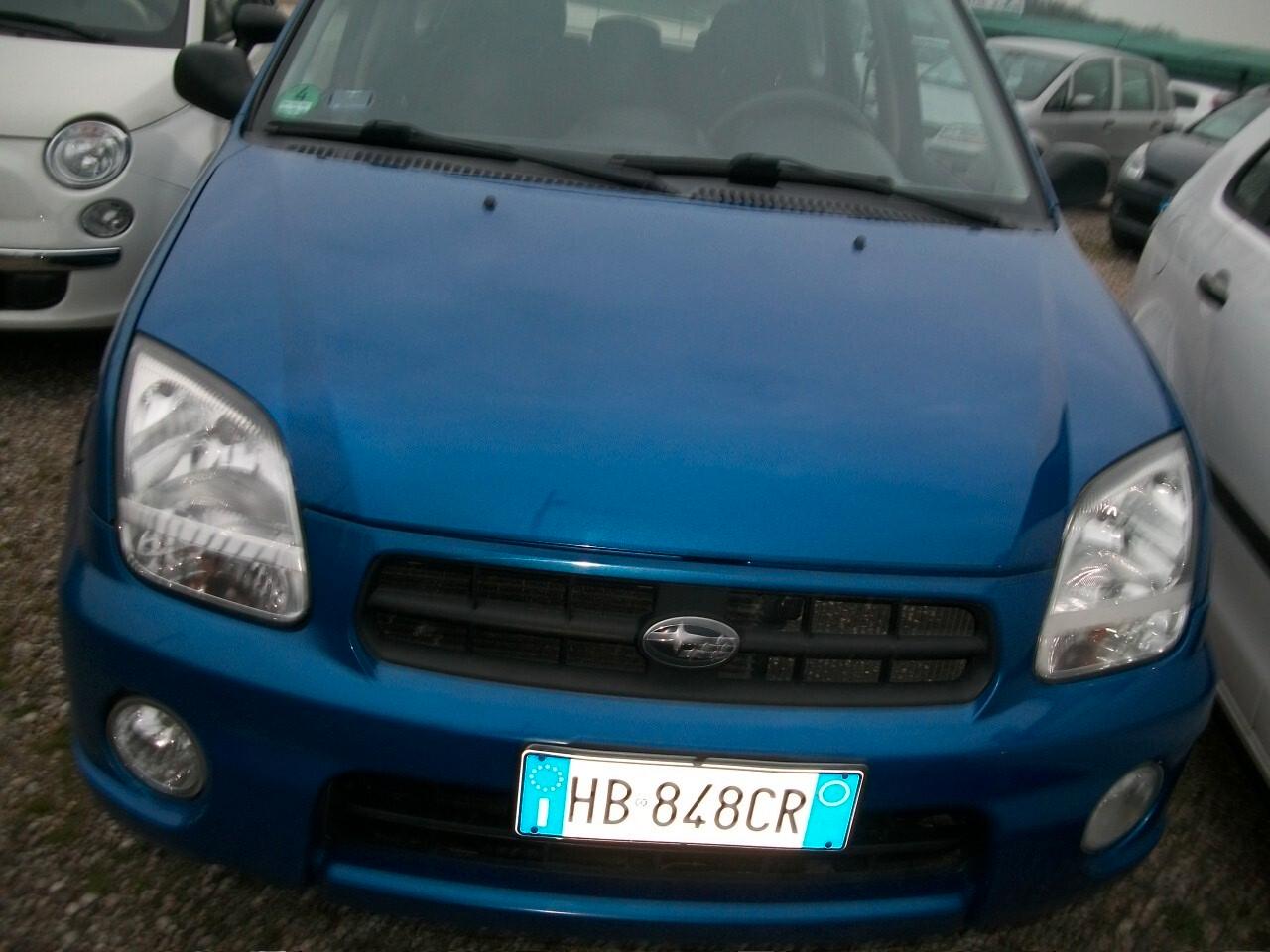 Subaru Justy C3XJUSTY CC1328 BENZINA 05 POTE 4X4 KM 189063 GARANZIA UN ANNO