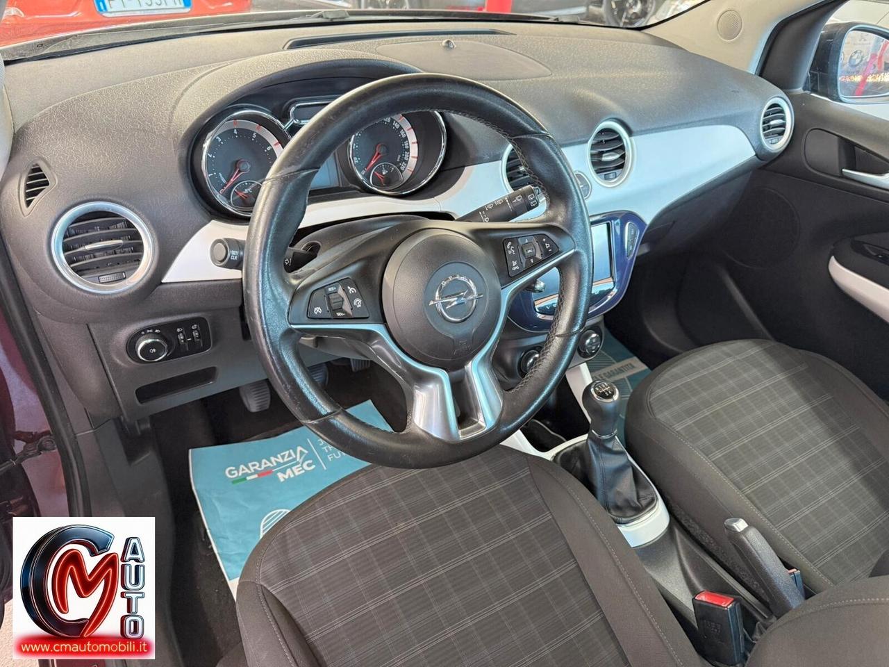 Opel Adam 1.2 70 CV Start&Stop Jam TettoPanoramico Bicolore