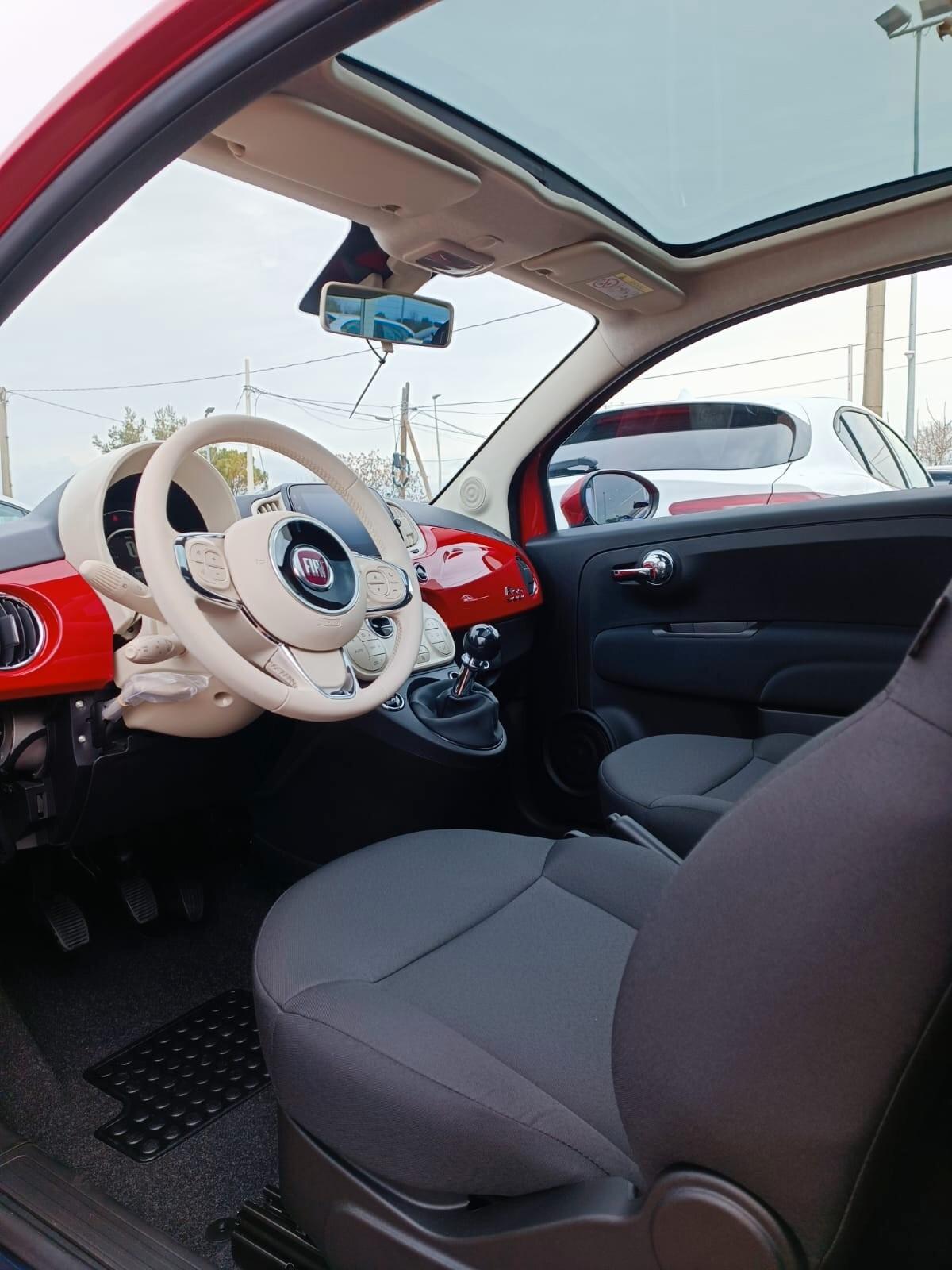 Fiat 500 1.0 Hybrid Dolcevita tetto panoramico
