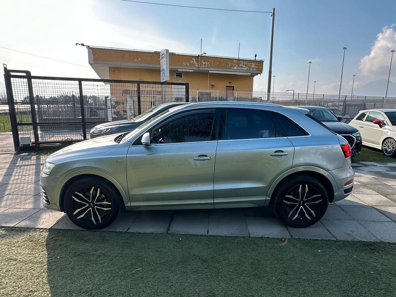 Audi Q3 2.0 TDI 150 CV quattro STRONIC S-LINE INT-ESTERNO 2015 FARI matrix LED-INT PELLE