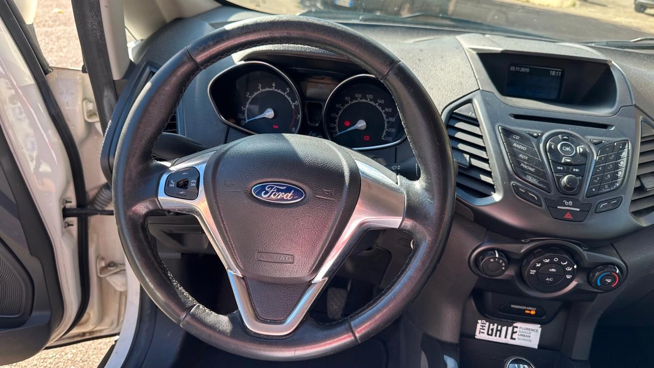 Ford EcoSport 1.0 EcoBoost 125 CV (motore fuso)
