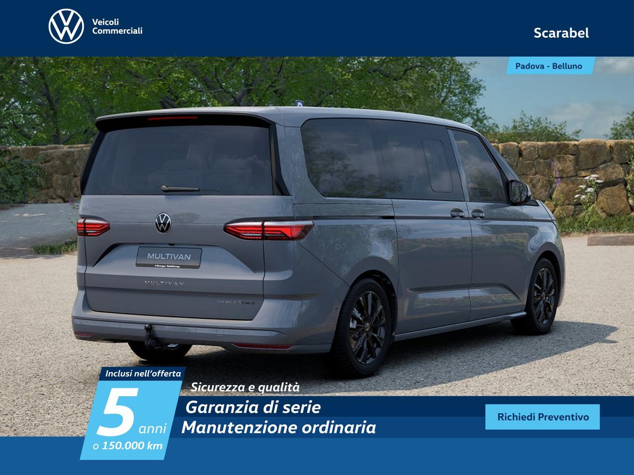 Volkswagen T7 Multivan lungo 1.5 phev life 4motion 245cv dsg 7p.ti