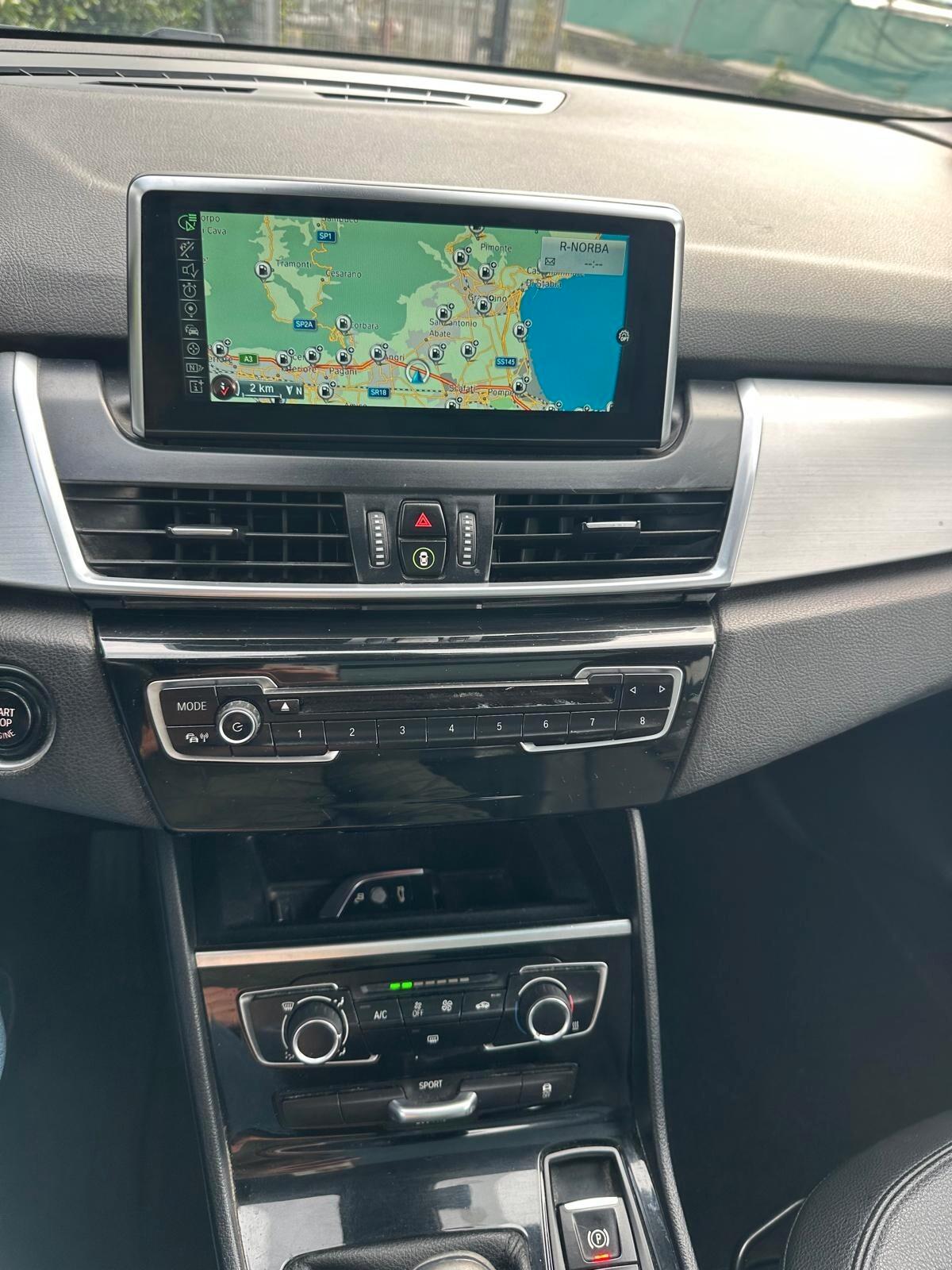 Bmw 216 216d Active Tourer Luxury 1.5 116CV 2017 INT PELLE-TETTO APRIB -PORTEL ELETTRICO -FARI FULL LED