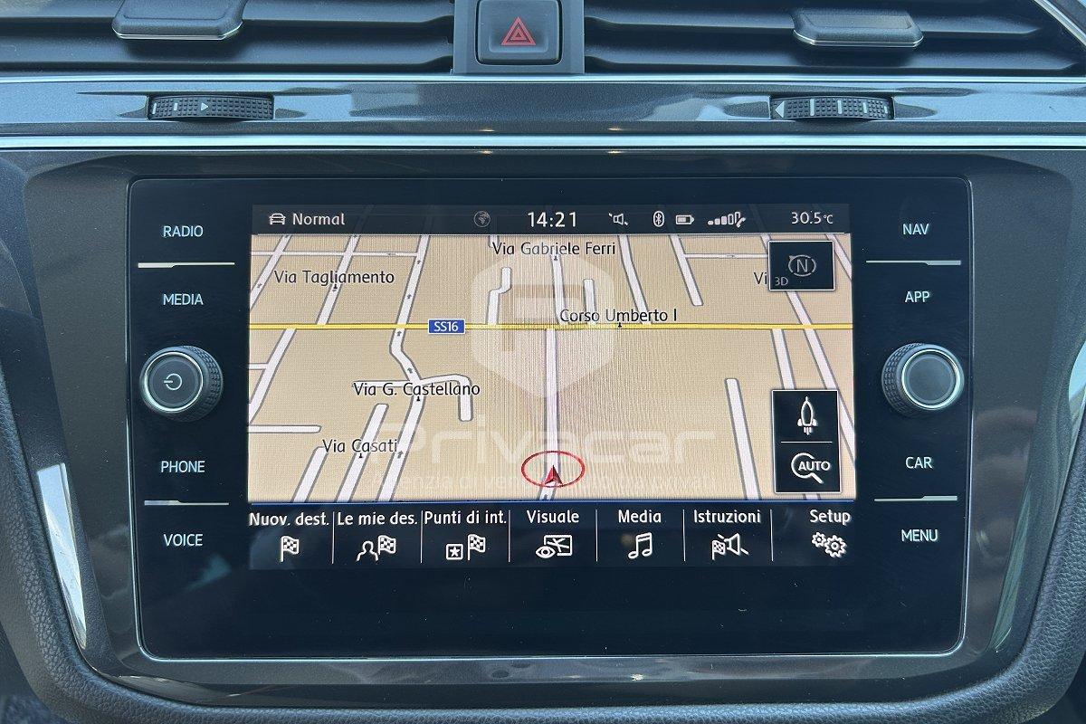 VOLKSWAGEN Tiguan 2.0 TDI SCR DSG 4MOTION Advanced BMT