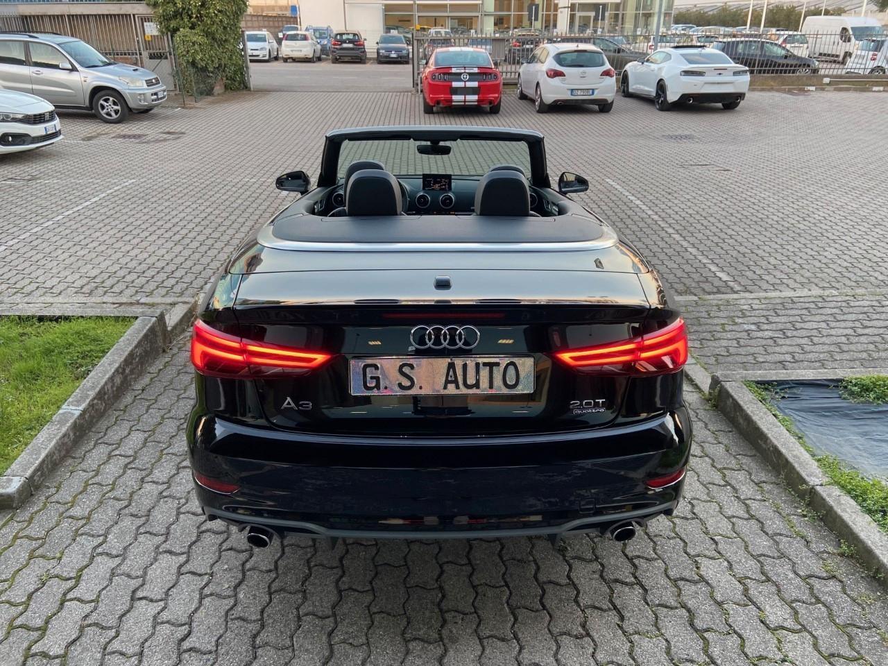 Audi A3 Cabrio 2.0 tfsi 220cv Sport Edition quattro s-tronic - 2018 - IVA ESPOSTA