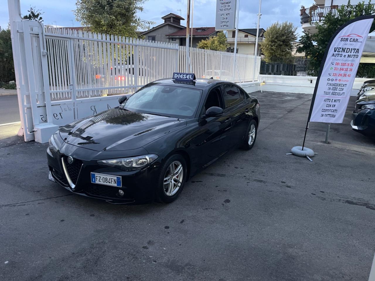 Alfa Romeo Giulia 2.2 Turbodiesel 150 CV 89.000 CERTIFICATI!