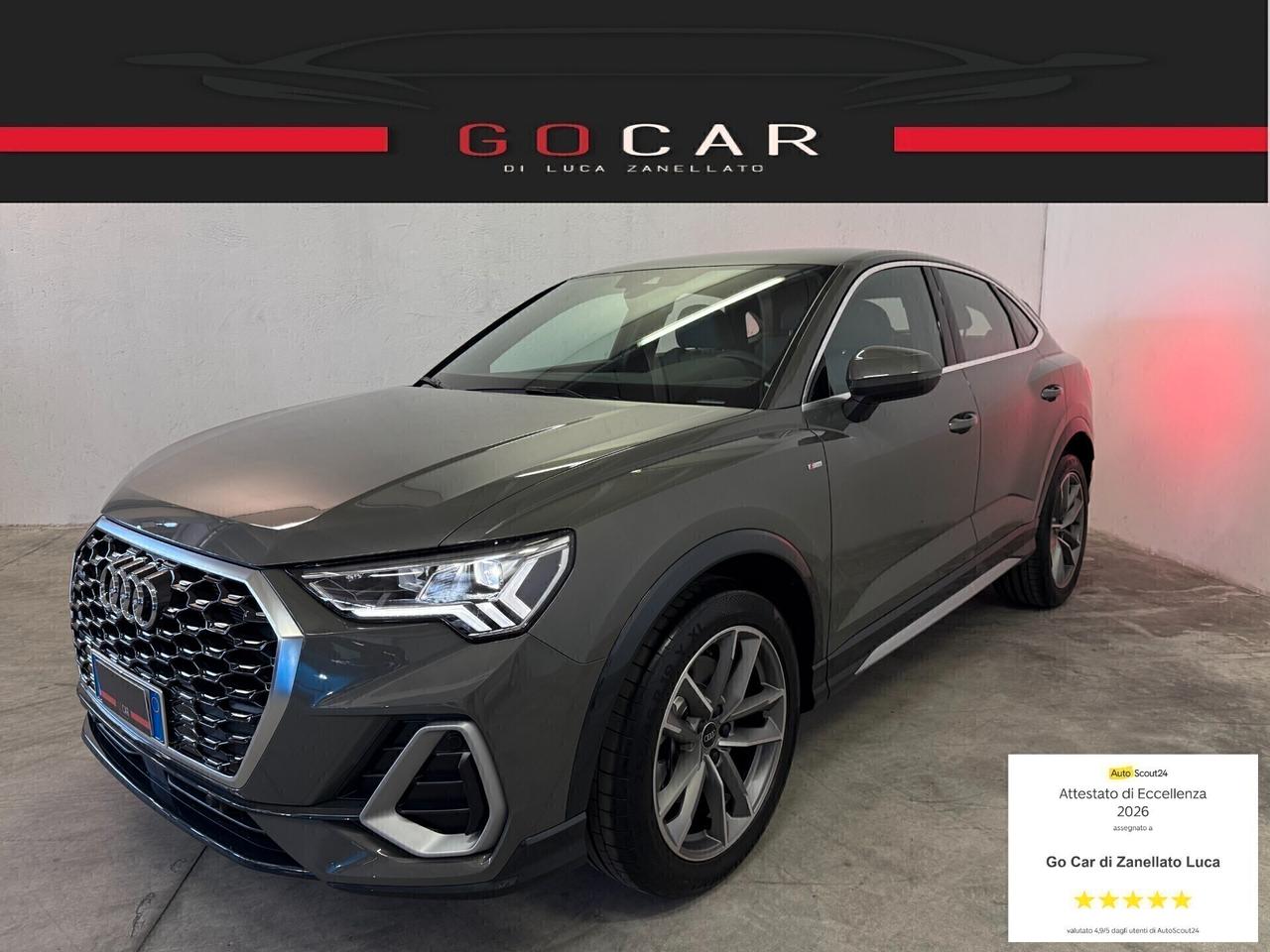 Audi Q3 Sportback 40 2.0 Tfsi Edition S-Line Quattro S-Tronic ** SOLO 2.900 KM ** UFF. ITALIANA IN GARANZIA AUDI ** PREZZO REALE