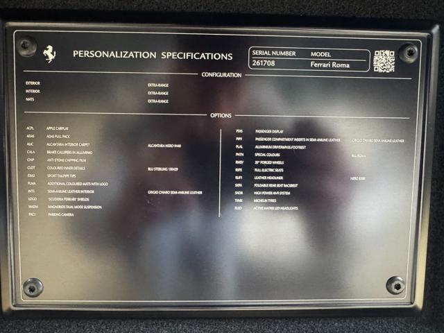 FERRARI Roma SOSP. MAGNERIDE / DISPLAY PASS./ CARBO