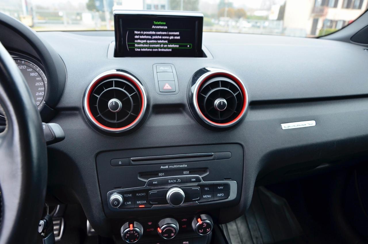 AUDI S1 SPORTBACK 2.0 TFSI QUATTRO 231cv 5p, UFF ITALIANA, SERVICE AUDI, SEDILI GUSCIO, PELLE, XENO, PERMUTE