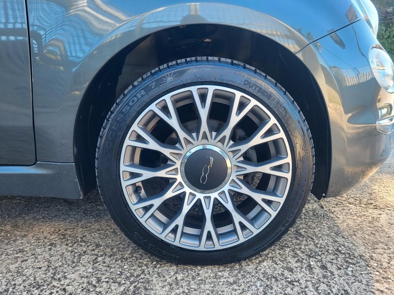 Fiat 500 1.2 Lounge+Tetto+Navy+Clima Automatico...